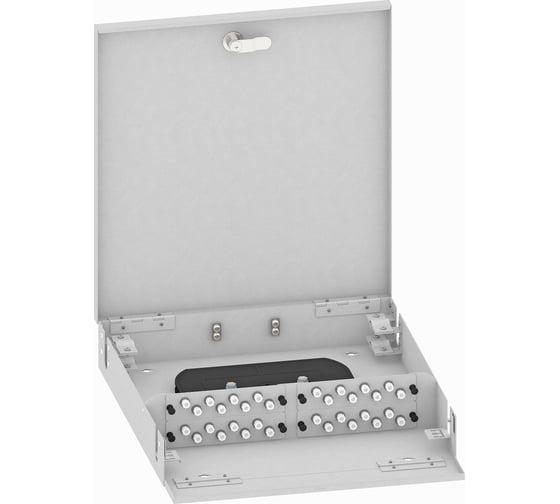 Изображение товара Оптический кросс TopLAN настенный, многомодовый укомплектованный КРН-Top-32FC/U-OM2-GY