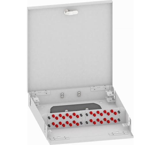 Изображение товара Оптический кросс TopLAN настенный, одномодовый укомплектованный КРН-Top-32FC/U-OS2-GY