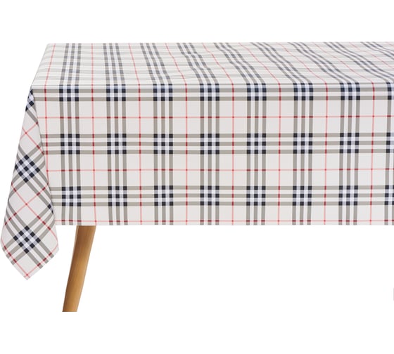 Изображение товара Скатерть Dekorelle ПВХ на тканевой основе Adèle 061-1, разм. 160x140 см A061-1_160x140