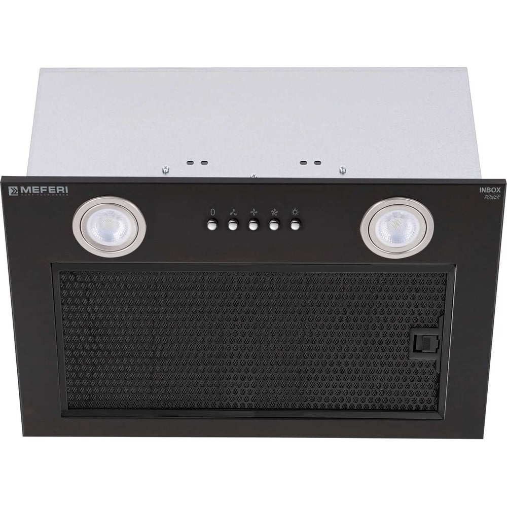 Изображение товара Полновстраиваемая вытяжка MEFERI INBOX45BK POWER с периметральным всасыванием