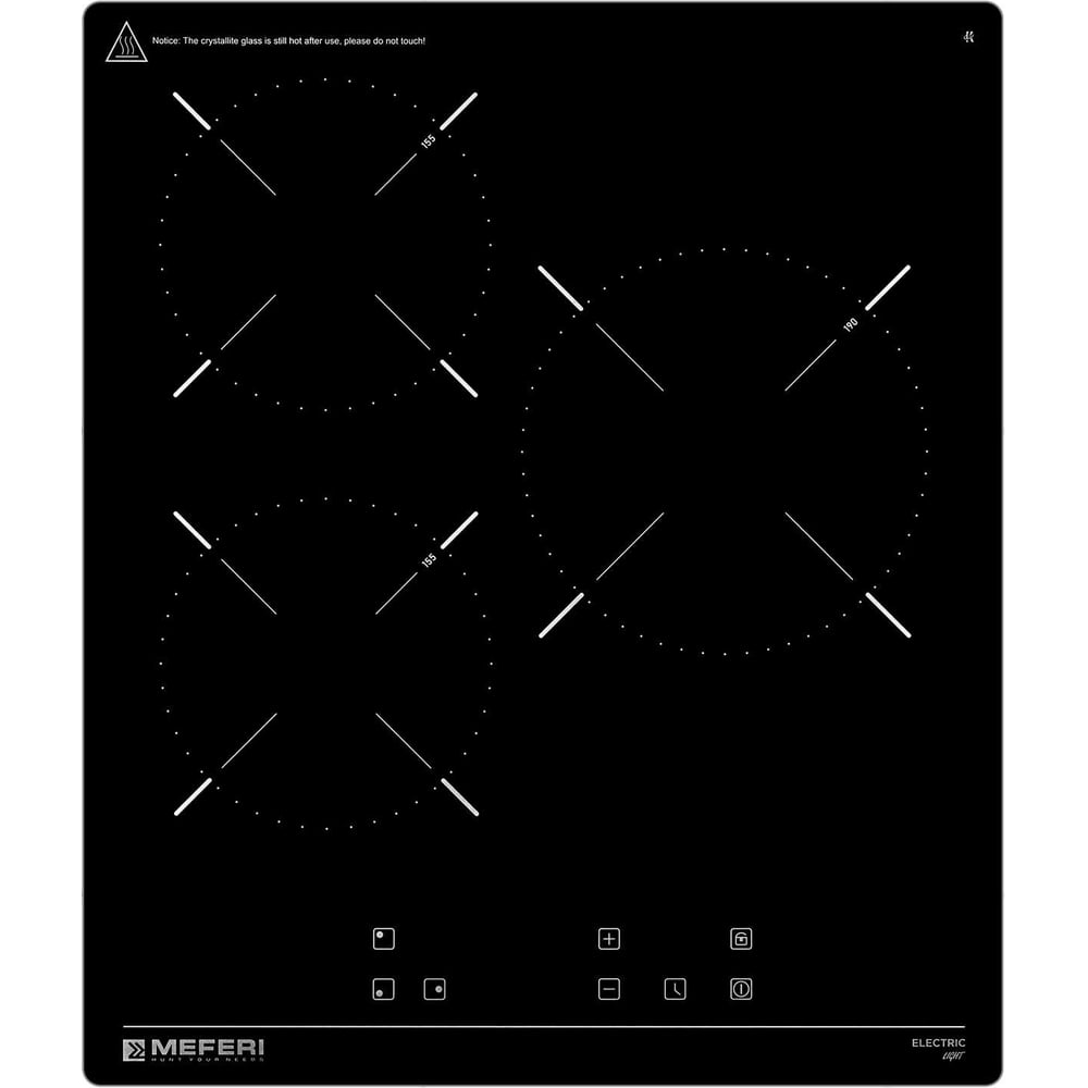 Изображение товара Электрическая варочная панель MEFERI MEH453BK LIGHT 00-00000021