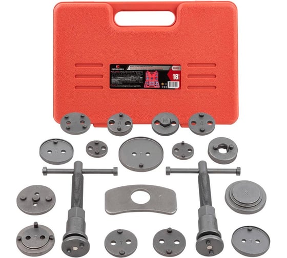 Изображение товара Набор инструментов для обслуживания тормозных цилиндров EVERFORCE 18 предметов, в кейсе EF-65805(59095)