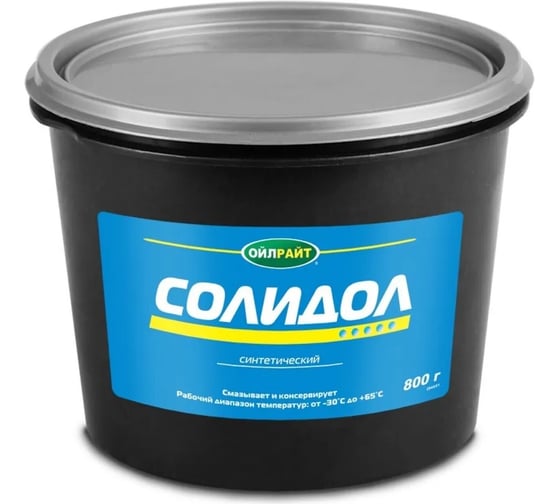 Изображение товара Смазка OILRIGHT Солидол синтетический 800 г, ведро 2944