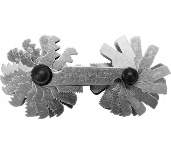 Изображение товара Резьбомер YATO метрический и Витворта 52 лезвия 4,0-62,0мм YT-29984