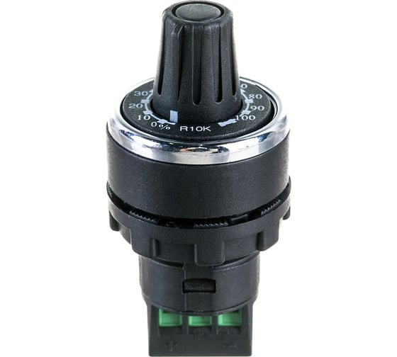 Изображение товара Однооборотный потенциометр, Emas 10 кОМ, 122,5В, 12,2мА, 1,5Вт BPR10K