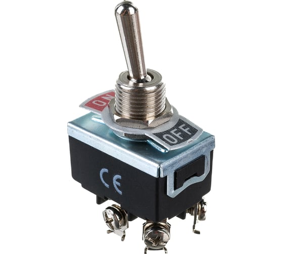 Изображение товара Тумблер Emas ON-OFF дубль контактов, 250В, 16А MA211