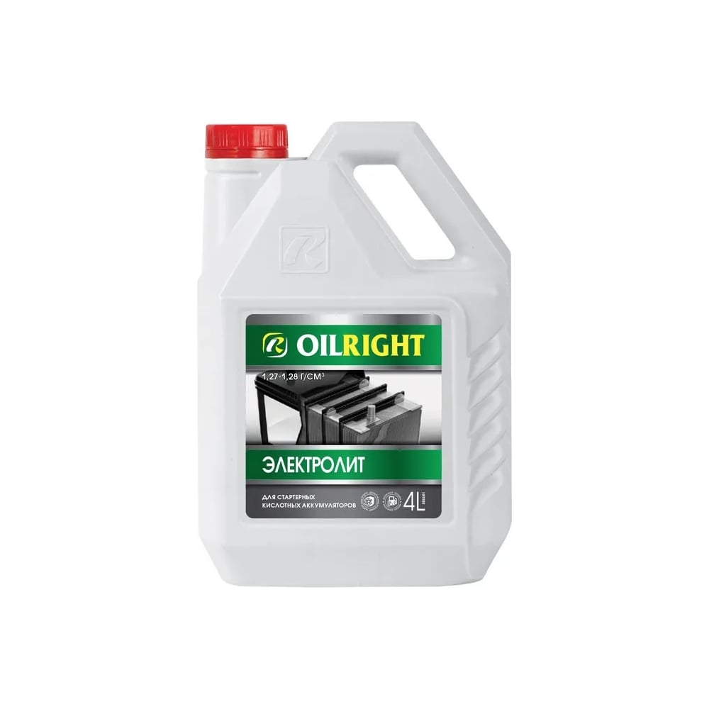 Изображение товара Электролит OILRIGHT 4 л для аккумуляторов кислотный, канистра