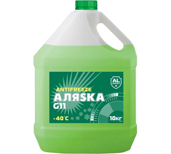 Изображение товара Антифриз АЛЯSКА 40 G11 green 10 кг 5523