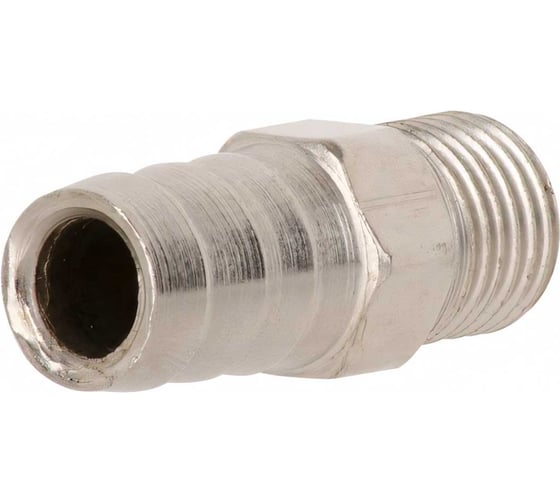 Изображение товара Переходник (наружная резьба 1/4" - елочка 12 мм) для шланга INTERTOOL PT-1846