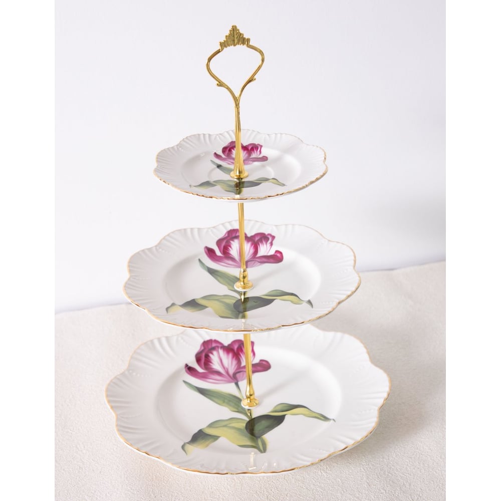 Изображение товара Фруктовница Pomi d'Oro P070120 с цветочным дизайном