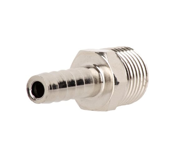 Изображение товара Переходник (наружная резьба 1/2" - елочка 8 мм) для шланга INTERTOOL PT-1840