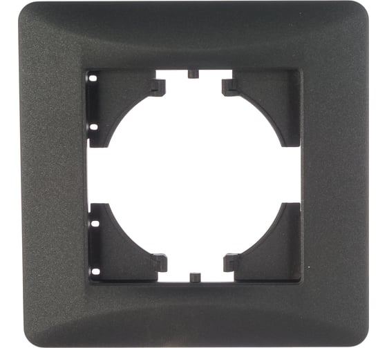 Изображение товара 1-местная рамка GUSI ELECTRIC Ugra, цвет графит С1110-010