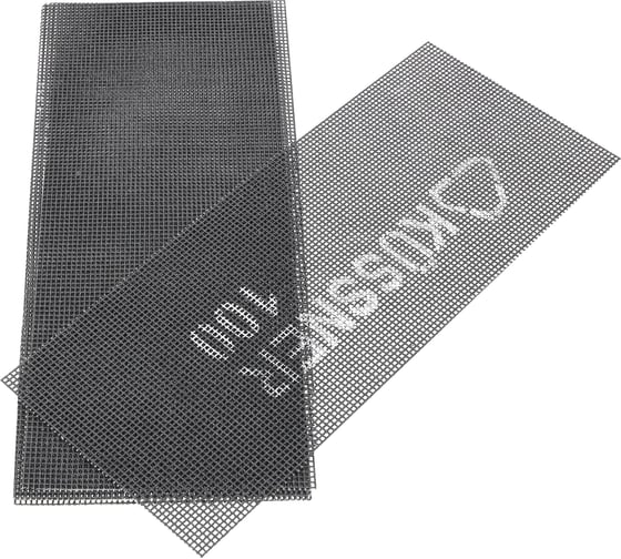 Изображение товара Сетка абразивная KUSSNER P100, 280 x 115 мм, в упаковке 5 шт. 1010-120510