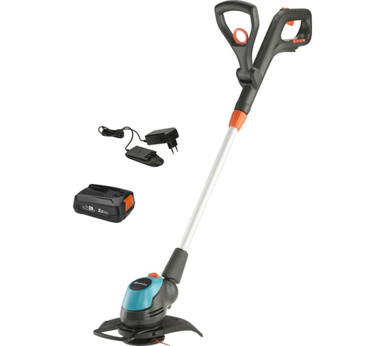 Изображение товара Аккумуляторный триммер Gardena EasyCut 23/18V P4A с АКБ 2.0 А*ч и ЗУ 14700-20.000.00