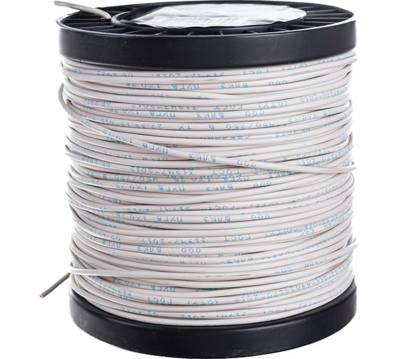 Изображение товара Провод ПУГВ Торкабель 0,75 белый 100м на катушке 0749524536953