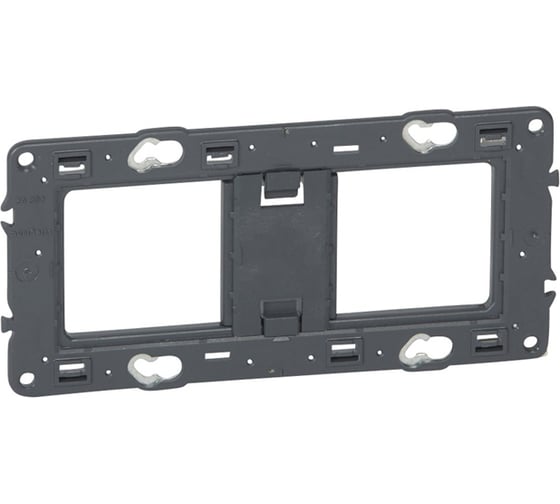 Изображение товара Суппорт Legrand, монтаж на винтах Программа Batibox вертикальный/горизонтальный монтаж 2 -местный 4/5 модулей 080252