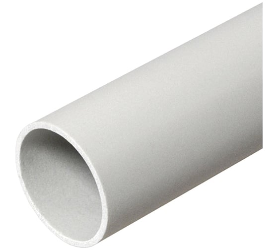 Изображение товара Жесткая труба Промрукав ПВХ 2-х метровая, легкая, атмосферостойкая, д63 PR.02463