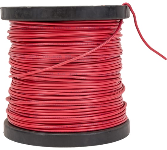 Изображение товара Провод ПУГВ Торкабель 1,5 красный 100м на катушке 0749524537042