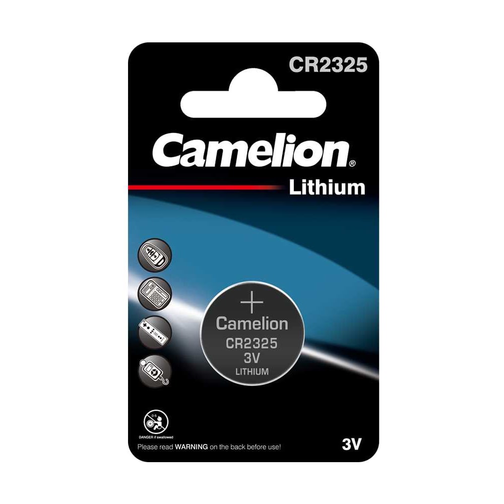 Литиевая батарейка Camelion CR2325 BL-1, 3V 5112