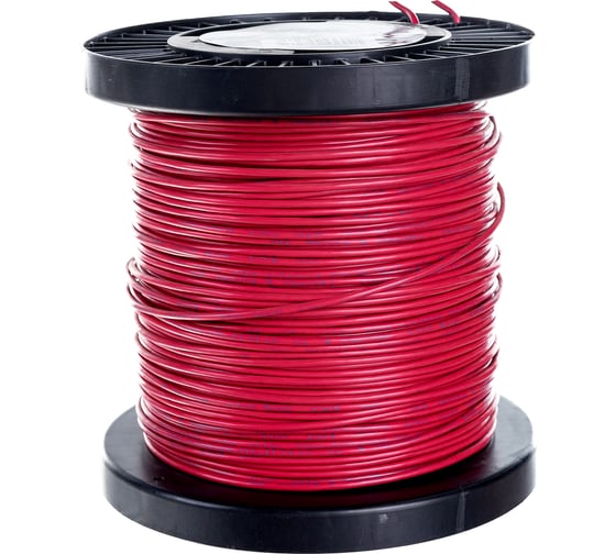 Изображение товара Провод ПУГВ Торкабель 1,0 красный 100м на катушке 0749524536991