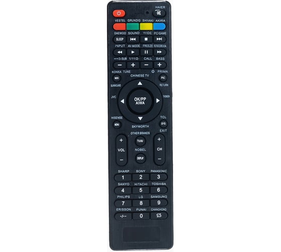 Изображение товара Пульт REXANT универсальный, для телевизора, RX-707E 38-0011