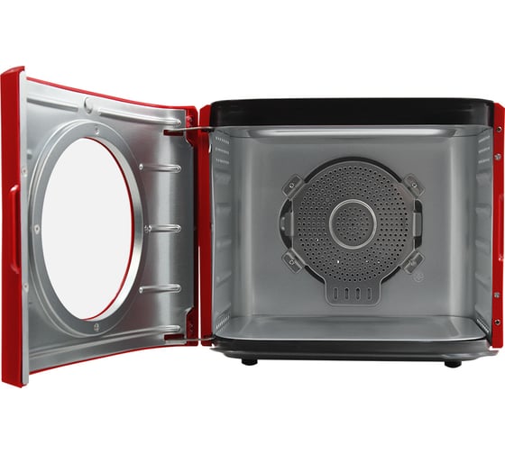 Изображение товара Сушилка для овощей и фруктов MARTA MT-FD1890A 6 поддонов: 5+1 для пастилы, красный/черный 43169