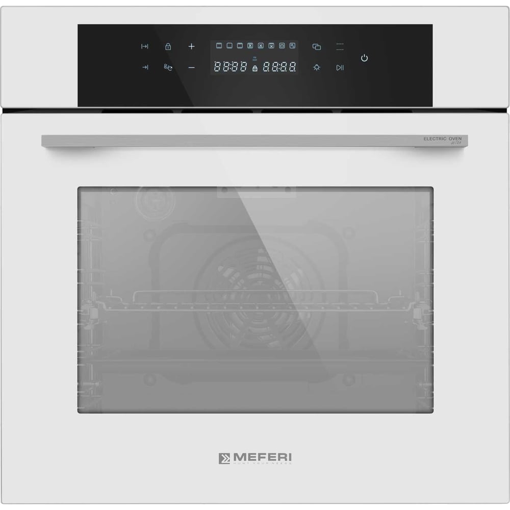 Изображение товара Электрический духовой шкаф MEFERI MEO6010WH ULTRA с сенсорным управлением и конвекцией