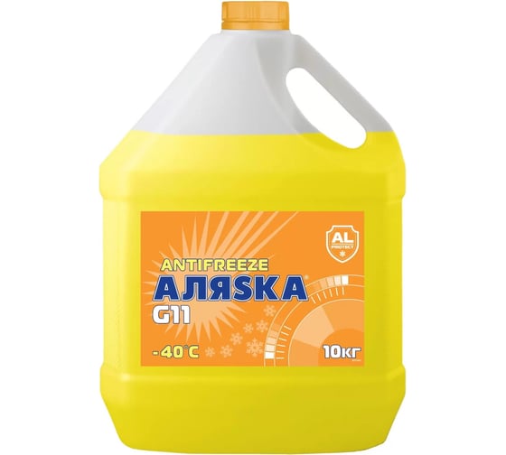 Изображение товара Антифриз АЛЯSКА Аляsка -40 G11 yellow 10 кг 5371