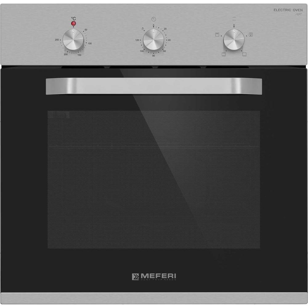 Изображение товара Электрический духовой шкаф MEFERI MEO604IX LIGHT нержавеющая сталь 65л
