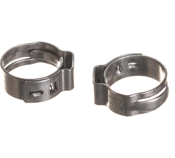 Изображение товара Ушковый хомут OETIKER 9,6-11,3 мм, ширина 5 мм, нерж. сталь Швейцария, 10 шт. 16700007