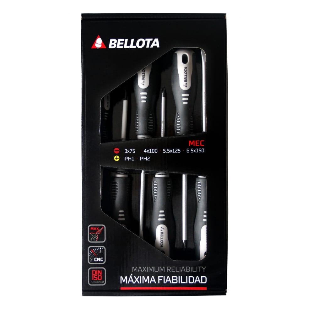 Набор отверток Bellota набор никелированных ключей bellota