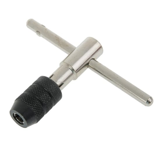 Изображение товара Т-образный вороток для метчиков  ТУНДРА цанговый зажим, М5 - М10 2705959