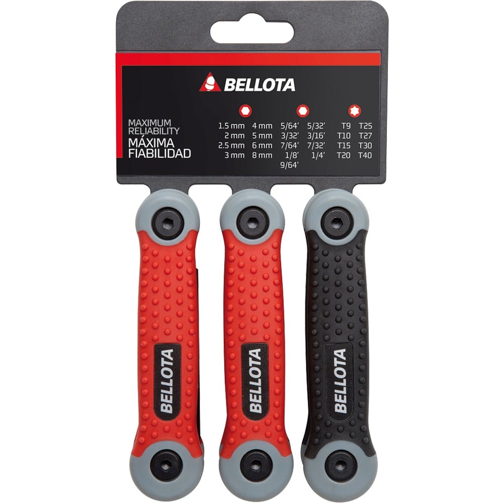 Складной набор Bellota набор ключей шестигранных bellota 6458 9n 9 шт