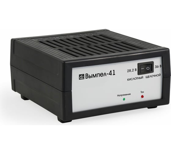 Изображение товара Зарядное устройство Вымпел Вымпел-41 автомат, 25А, 28.2/36В, для 24В тяговых, кислот, щелочных АКБ 2058