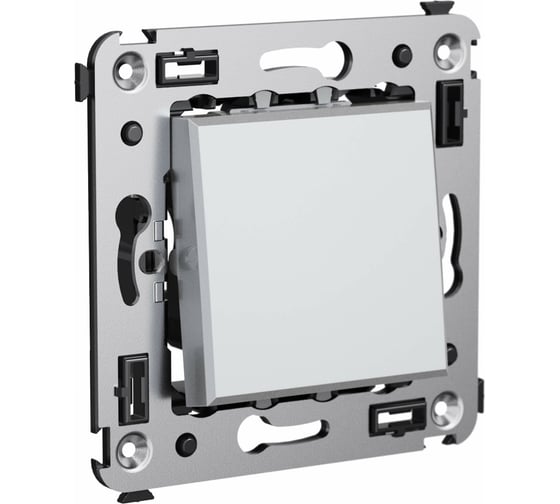 Изображение товара Одноклавишный переключатель в стену DKC, Avanti, Закаленная сталь 4404113