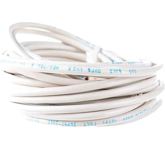 Изображение товара Провод ПУГВ Торкабель 2,5 белый 5 м в упаковке 0749524536854