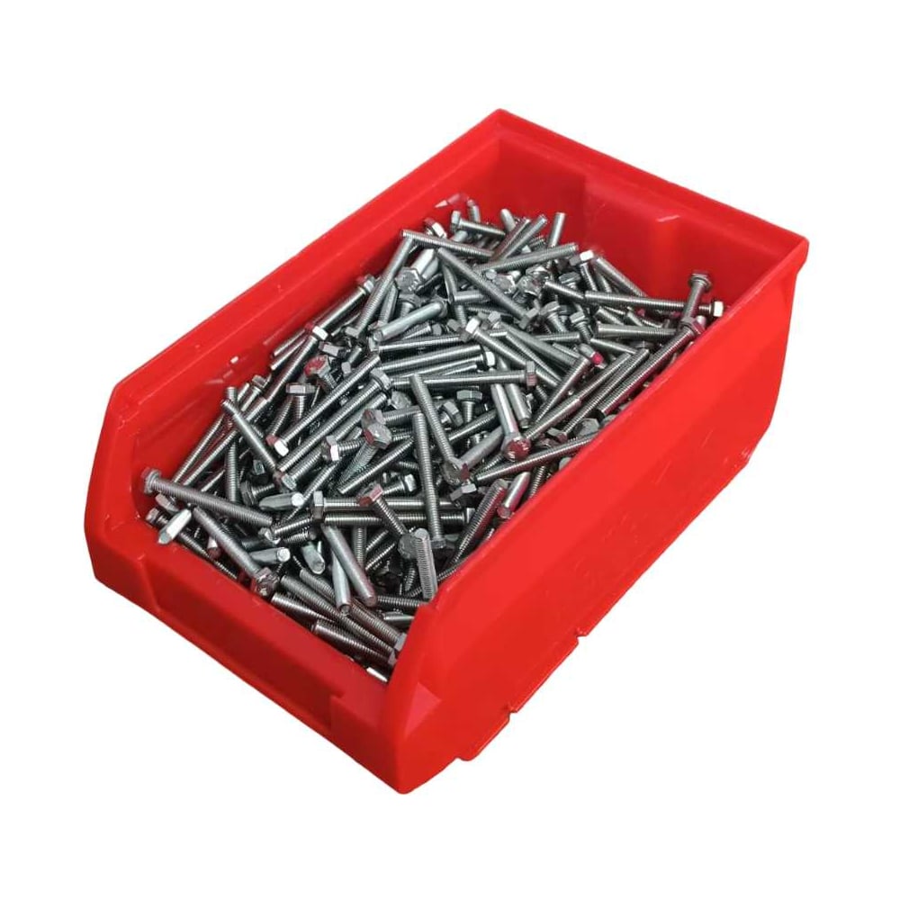 Изображение товара Нержавеющий болт M4x35 мм DIN 933 армированный 500 шт в контейнере