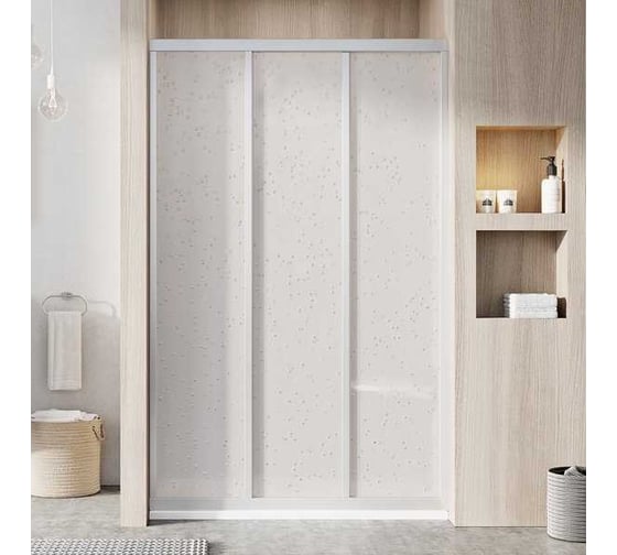 Изображение товара Душевая дверь RAVAK ASDP3-120 198 сатин+Pearl 00VG0UR211