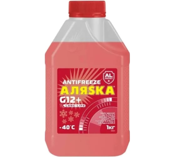 Изображение товара Антифриз АЛЯSКА Long Life (Лонг Лайф) красный 1 кг 5082