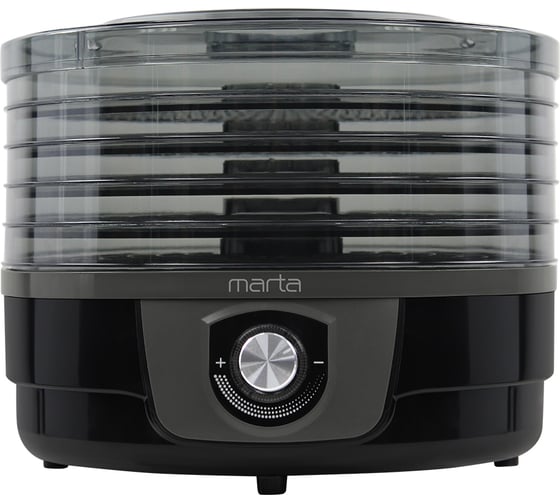 Изображение товара Сушилка для овощей и фруктов MARTA MT-FD1897A 5 поддонов, черный 42849