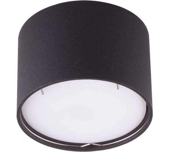 Изображение товара Светильник накладной Светкомплект R75AH.D80.B черный, под лампу GX53 R75AHD80B