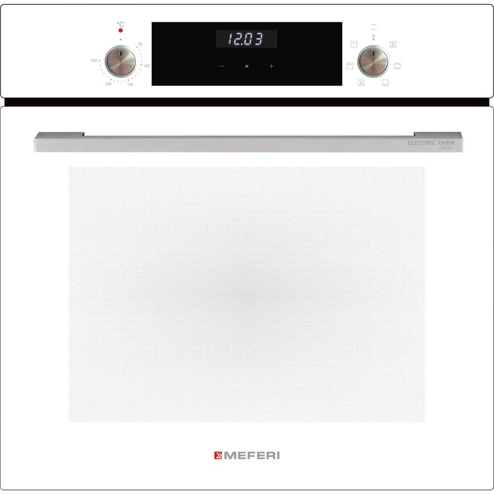 Изображение товара Электрический духовой шкаф MEFERI MEO607WH COMFORT 80л с конвекцией таймером
