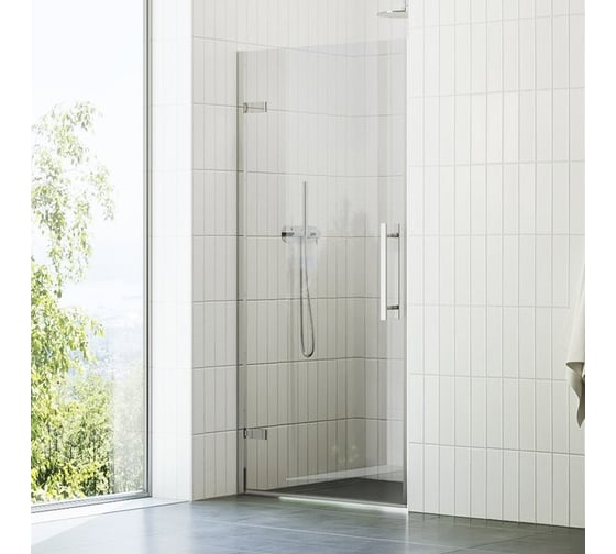 Изображение товара Душевая дверь RAVAK COSD1-80 хром + Транспарент X0VV40A00Z1