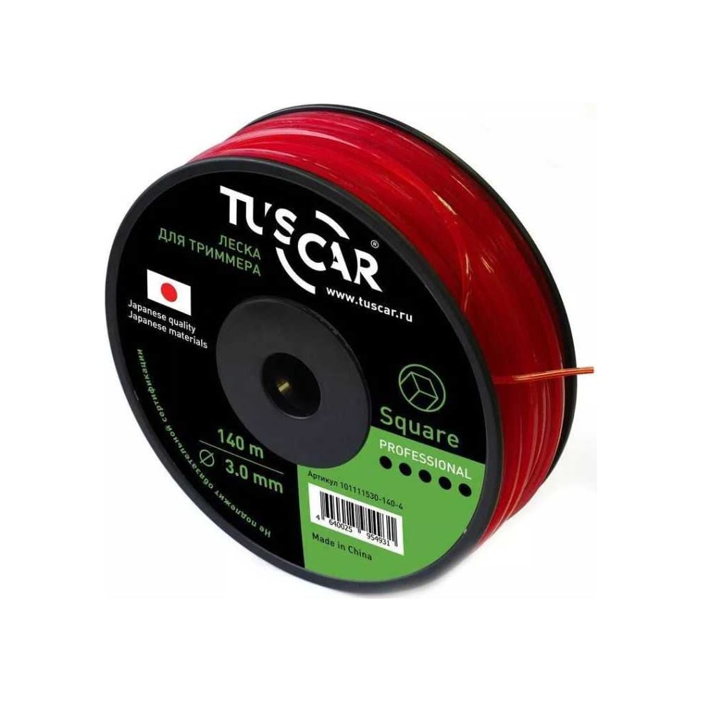 Изображение товара Леска Square профессиональная 3.0 мм 140 м для триммера JQ