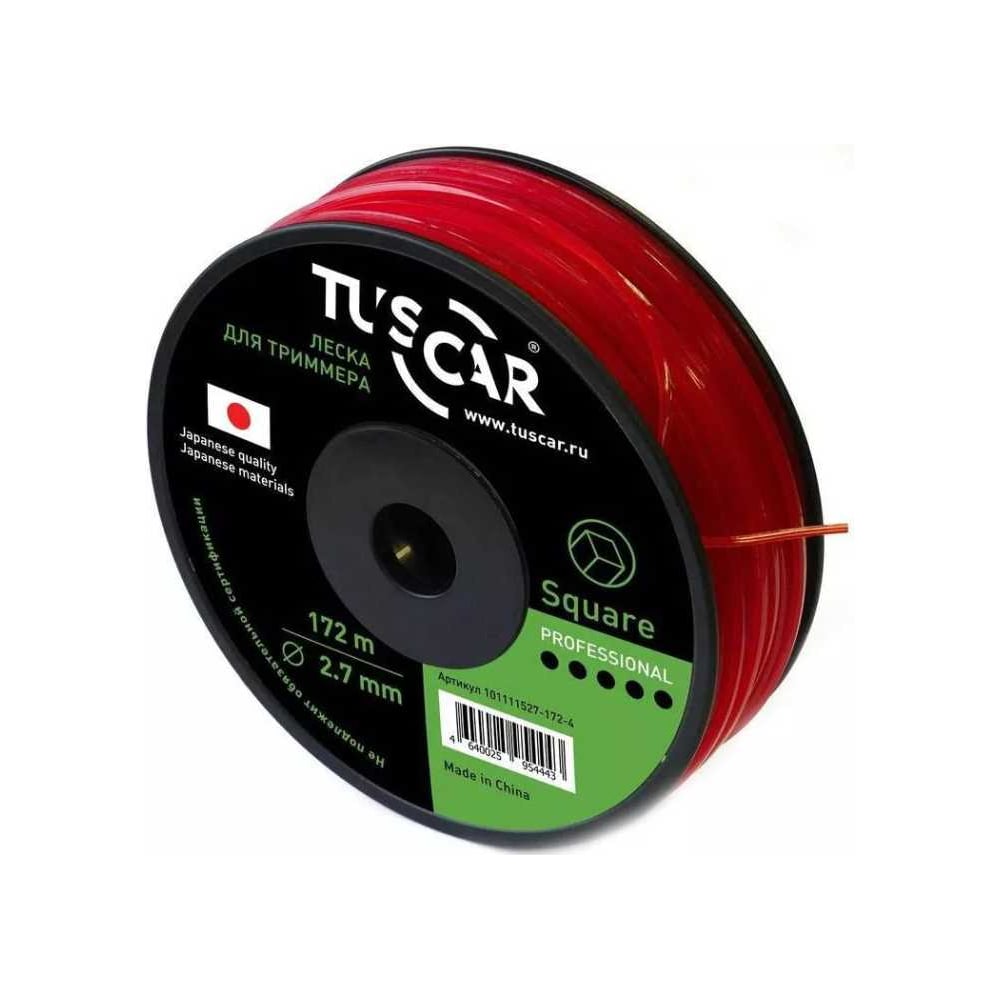 Изображение товара Леска Square Professional 2.7 мм 172 м для триммера TUSCAR