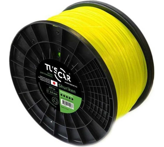 Изображение товара Леска Shuriken, Professional 3.0 мм, 477 м JQ для триммера TUSCAR 101101530-477-4