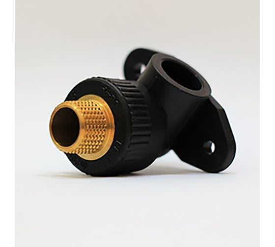 Изображение товара Водорозетка с наружной резьбой Blue Ocean UV-pro Black 20x1/2", черная, с защитой от ультрафиолета PPRF/ET90E-1-UV(Bk)-20х1/2"