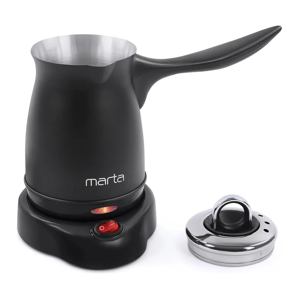 Изображение товара Турка MARTA MT-2143 автоматическая черный жемчуг для молотого кофе