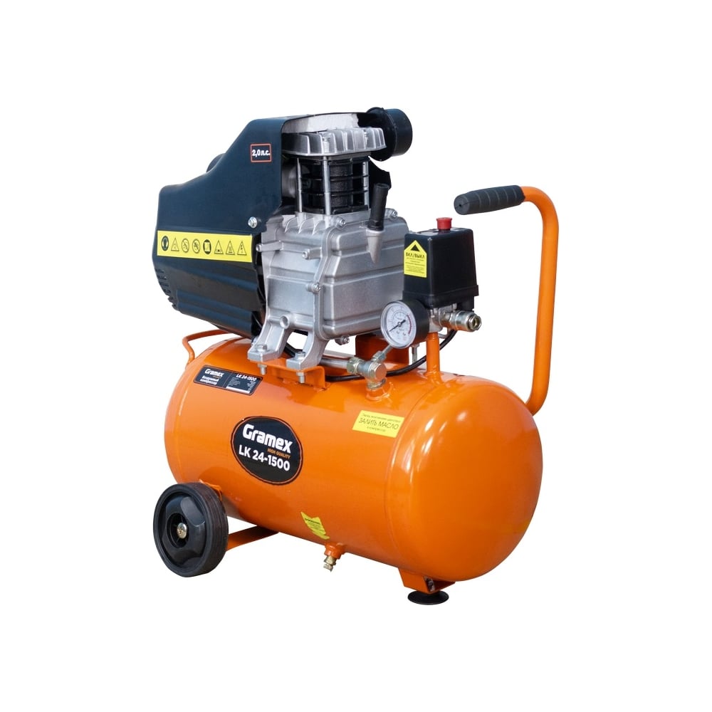 Изображение товара Воздушный компрессор Gramex LK 24-1500 230 л/мин 1,5 кВт