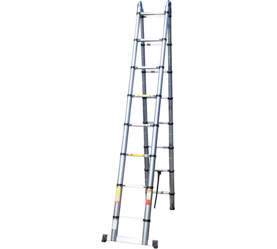 Изображение товара Телескопическая лестница-стремянка SevenBerg 3,1+3,1 QH 2x10 - 6,2 м.